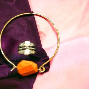 Vintage jewelry bundle size 5 1/2 ring.